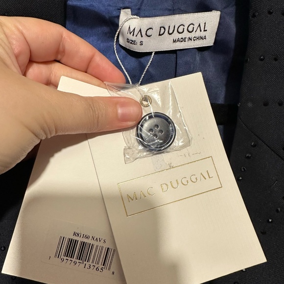 *SAMPLE* NWT Mac Duggal Blazer - size S - Picture 4 of 7